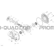 Entraînement Arrière - Pièces du Différentiel pour Can-am Toutes les cylindrées 2020 Commander 1000R EFI