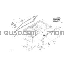 Cabine - Pare-brise Et Lunette Arrière - Pro pour Can-am Toutes les cylindrées 2020 Commander 1000R EFI