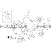 Habitacle - Section inférieure pour Can-am Toutes les cylindrées 2020 Commander 1000R EFI