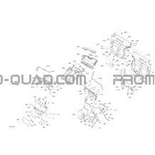 Habitacle - Section supérieure pour Can-am Toutes les cylindrées 2020 Commander 1000R EFI