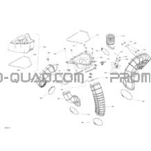 Moteur - Véhicule - Conduit Air pour Can-am Toutes les cylindrées 2020 Maverick Turbo R