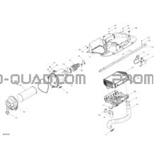 Admission Air pour Can-am Toutes les cylindrées 2020 Maverick Turbo R