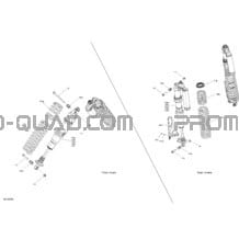 Amortisseurs - XDS pour Can-am Toutes les cylindrées 2020 Maverick Turbo R