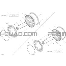 Roues - XRS pour Can-am Toutes les cylindrées 2020 Maverick Turbo R