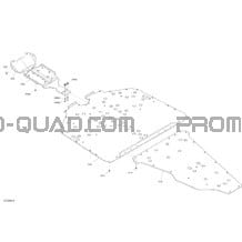 Body - Skid Plate - XRS - Black pour Can-am Toutes les cylindrées 2020 Maverick Turbo R
