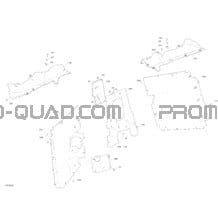 Cab Interior - Firewall - STD - XDS - XRS pour Can-am Toutes les cylindrées 2020 Maverick Turbo R