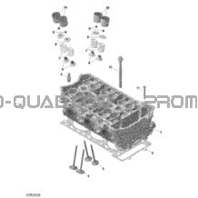Culasse pour Can-am Toutes les cylindrées 2020 Maverick MAX Turbo RR - XMR