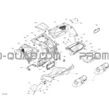 Habitacle - Tableau de bord - XMR pour Can-am Toutes les cylindrées 2020 Maverick MAX Turbo RR - XMR