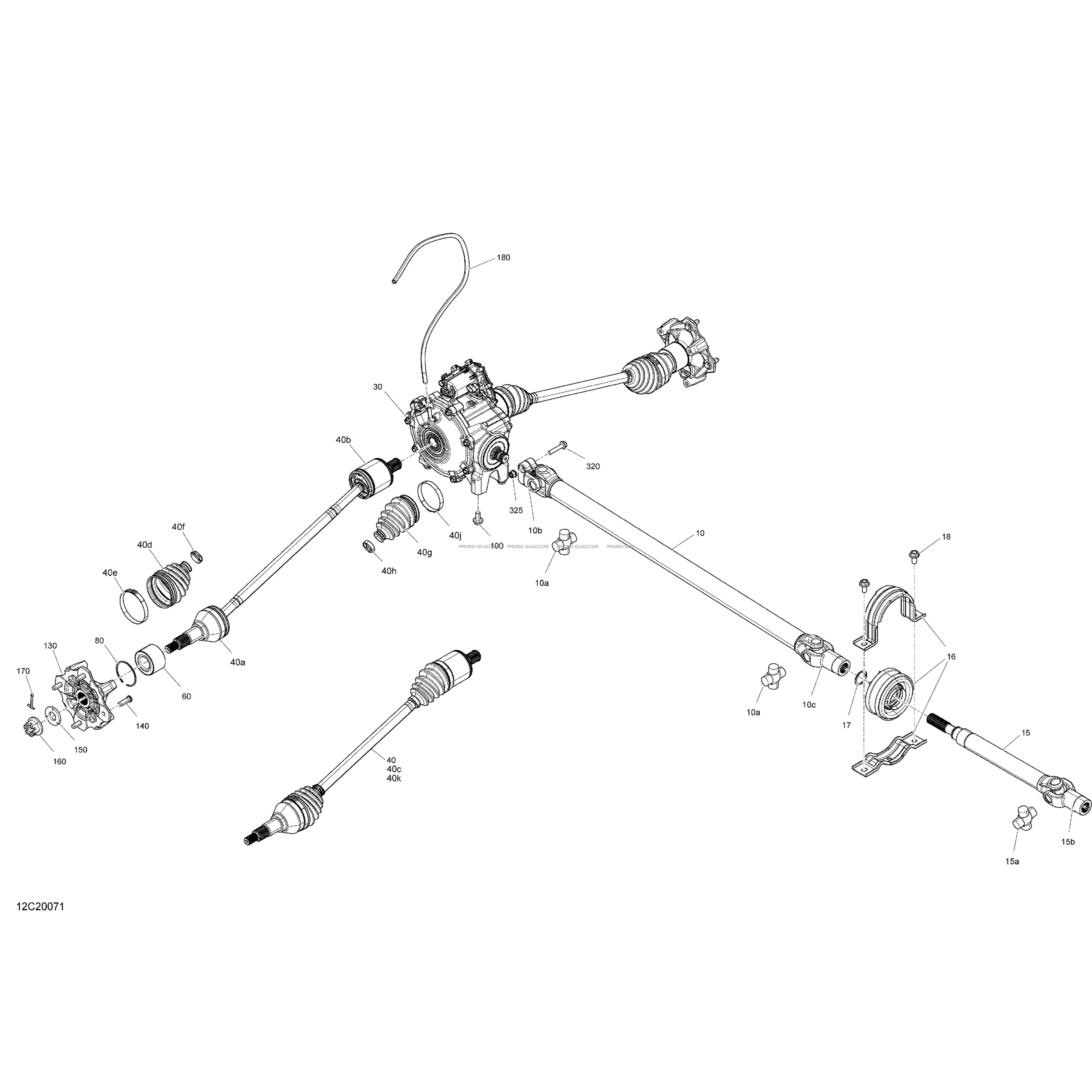 Entraînement Avant - Pièces communes - XMR  Can-am  2020 Toutes les cylindrées  Original parts OEMEntraînement Avant - Pièces communes - XMR  Can-am  2020 Toutes les cylindrées  Original parts OEM