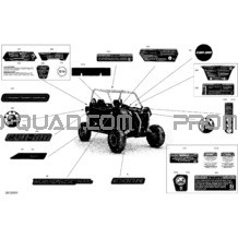 Décalques - XXC pour Can-am Toutes les cylindrées 2020 Maverick Sport 1000R - XXC