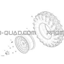 Roues - BASE pour Can-am Toutes les cylindrées 2020 Maverick Trail 1000