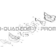 Body - Door Section - Camo pour Can-am Toutes les cylindrées 2020 Maverick Trail 1000