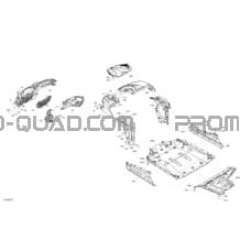 Carrosserie - Section Avant - Noir Éternel pour Can-am Toutes les cylindrées 2020 Maverick Trail 1000