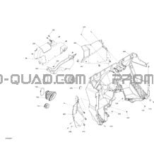 Habitacle - Mur Coupe Feu pour Can-am Toutes les cylindrées 2020 Maverick Trail 1000