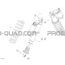 Amortisseurs Avant - LTD pour Can-am Toutes les cylindrées 2020 Commander 1000R EFI