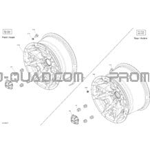 Roues - LTD - XT pour Can-am Toutes les cylindrées 2020 Commander 1000R EFI