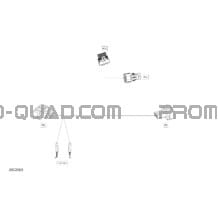 Électrique - Câblage Arrière - 710004681 pour Can-am Toutes les cylindrées 2020 Commander 1000R EFI