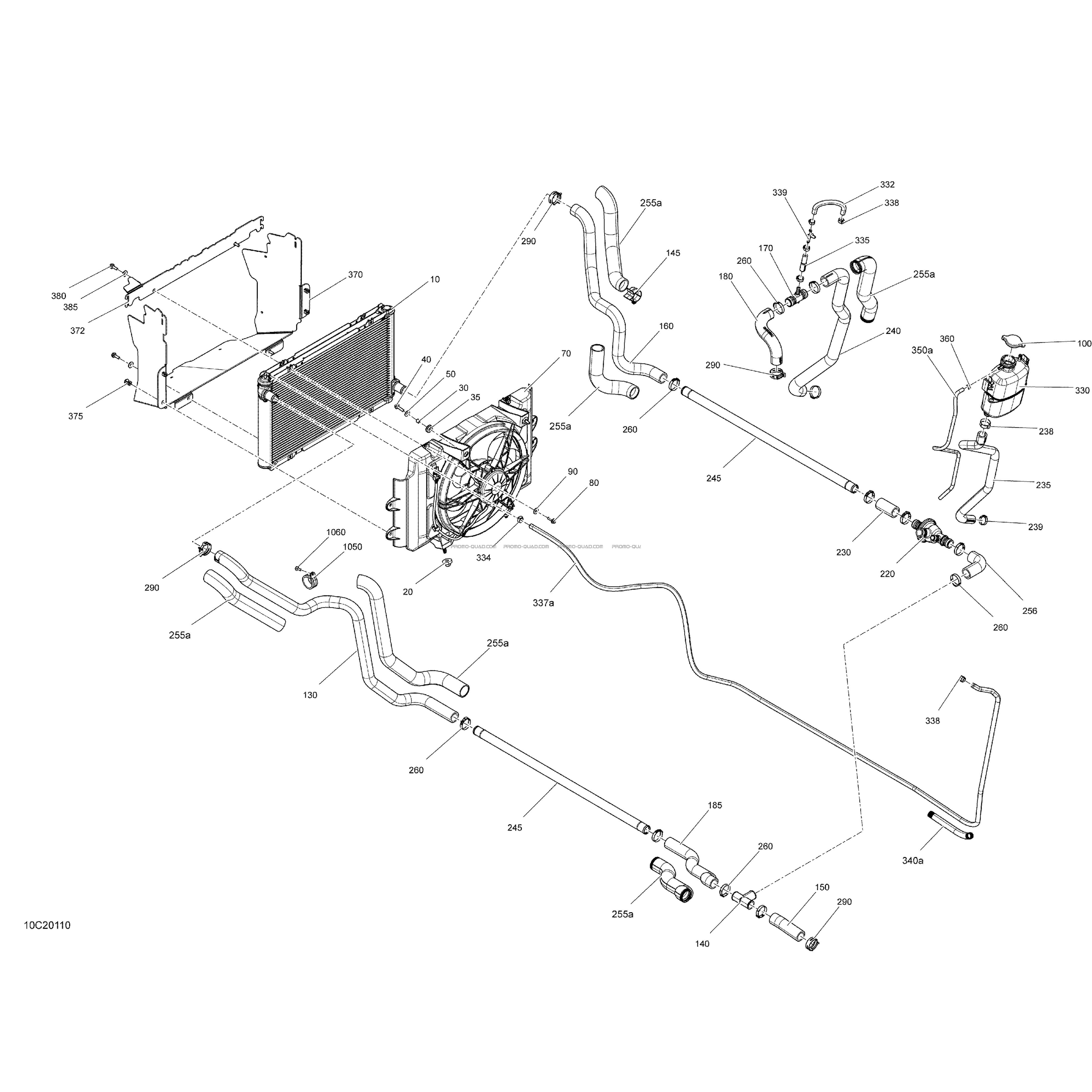 Refroidissement - Système  Can-am  2020 Toutes les cylindrées  Original parts OEMRefroidissement - Système  Can-am  2020 Toutes les cylindrées  Original parts OEM