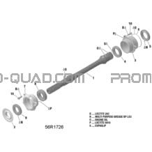 Arbre Entraînement - HD8 pour Can-am Toutes les cylindrées 2020 Traxter HD8
