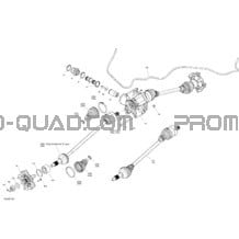 Entraînement Arrière - Base - DPS pour Can-am Toutes les cylindrées 2020 Traxter HD8