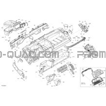 Habitacle - Tableau De Bord pour Can-am Toutes les cylindrées 2020 Traxter HD10 - XT