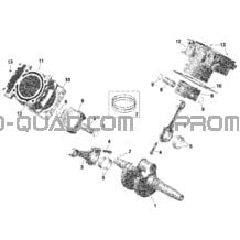 Moteur - Vilebrequin pour Can-am Toutes les cylindrées 2020 Traxter HD10 - XMR
