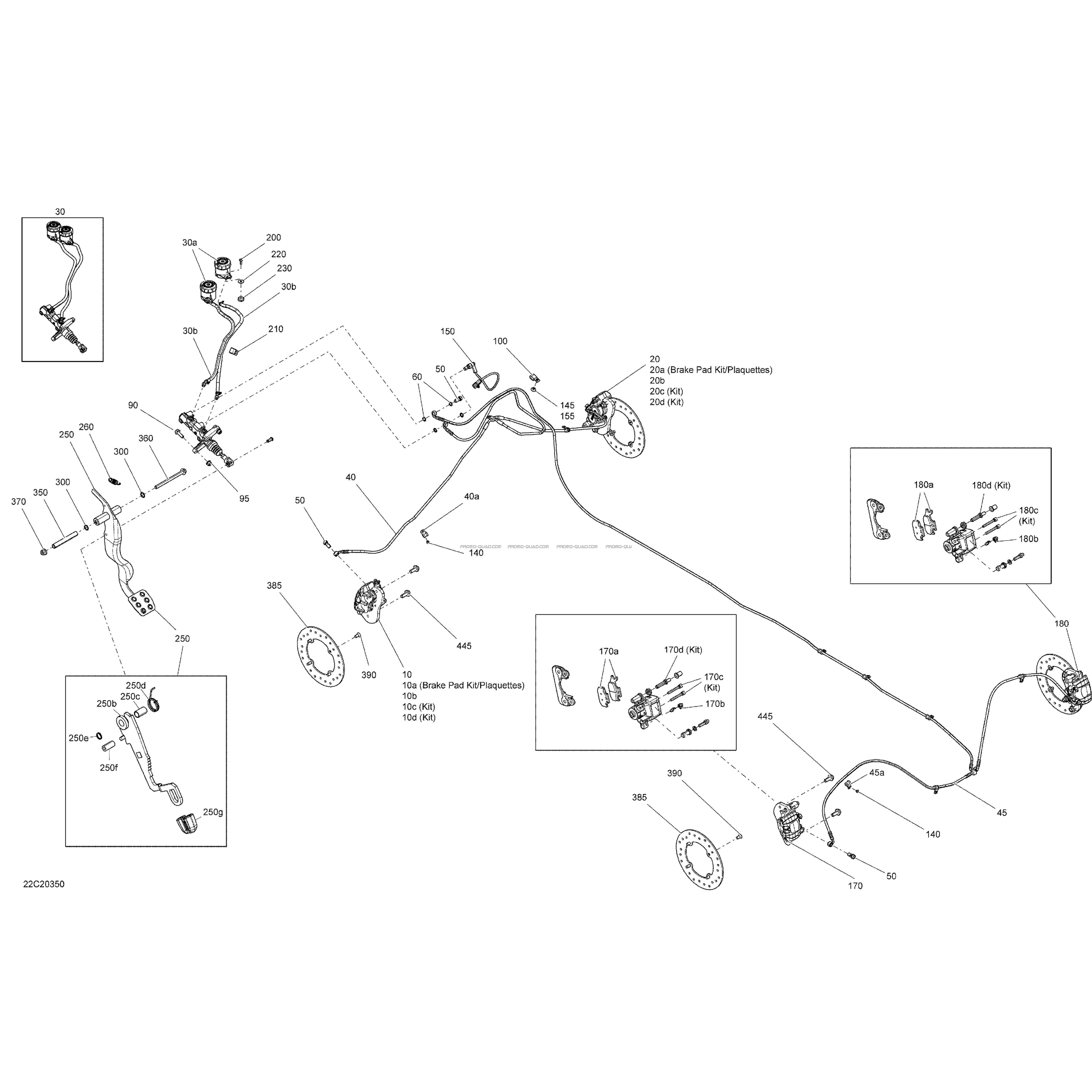 Freins - XMR  Can-am  2020 Toutes les cylindrées  pièces OEMFreins - XMR  Can-am  2020 Toutes les cylindrées  pièces OEM