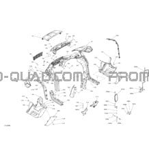 Carrosserie - Vert Mante - XMR pour Can-am Toutes les cylindrées 2020 Traxter HD10 - XMR