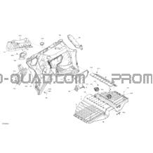 Habitacle - Mur Coupe-feu pour Can-am Toutes les cylindrées 2020 Traxter HD10 - XMR