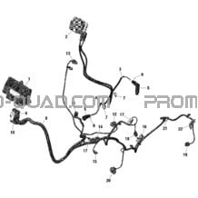 Électrique - Câblage Moteur Et Module Électronique - HD10 pour Can-am Toutes les cylindrées 2020 Traxter HD10 - XMR
