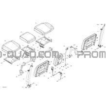 Siège - Avant - BASE - DPS pour Can-am Toutes les cylindrées 2020 Traxter MAX HD8