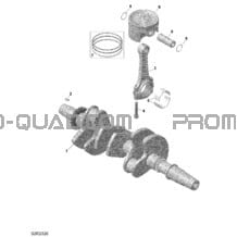 Vilebrequin Et Pistons pour Can-am Toutes les cylindrées 2020 Maverick Turbo