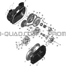 Poulie Menée pour Can-am Toutes les cylindrées 2020 Maverick Turbo