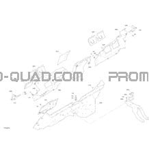 Habitacle - Mur arrière - STD - XRC - XDS - XRS pour Can-am Toutes les cylindrées 2020 Maverick Turbo