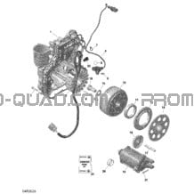 Magnéto Et Démarreur Électrique pour Can-am Toutes les cylindrées 2020 Maverick Turbo R