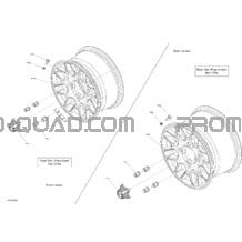 Roues - STD pour Can-am Toutes les cylindrées 2020 Maverick Turbo R