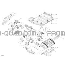 Échappement pour Can-am Toutes les cylindrées 2020 Maverick Sport 1000