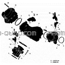 Collecteur Admission Air Et Carter De Papillon pour Can-am Toutes les cylindrées 2020 Maverick Sport 1000