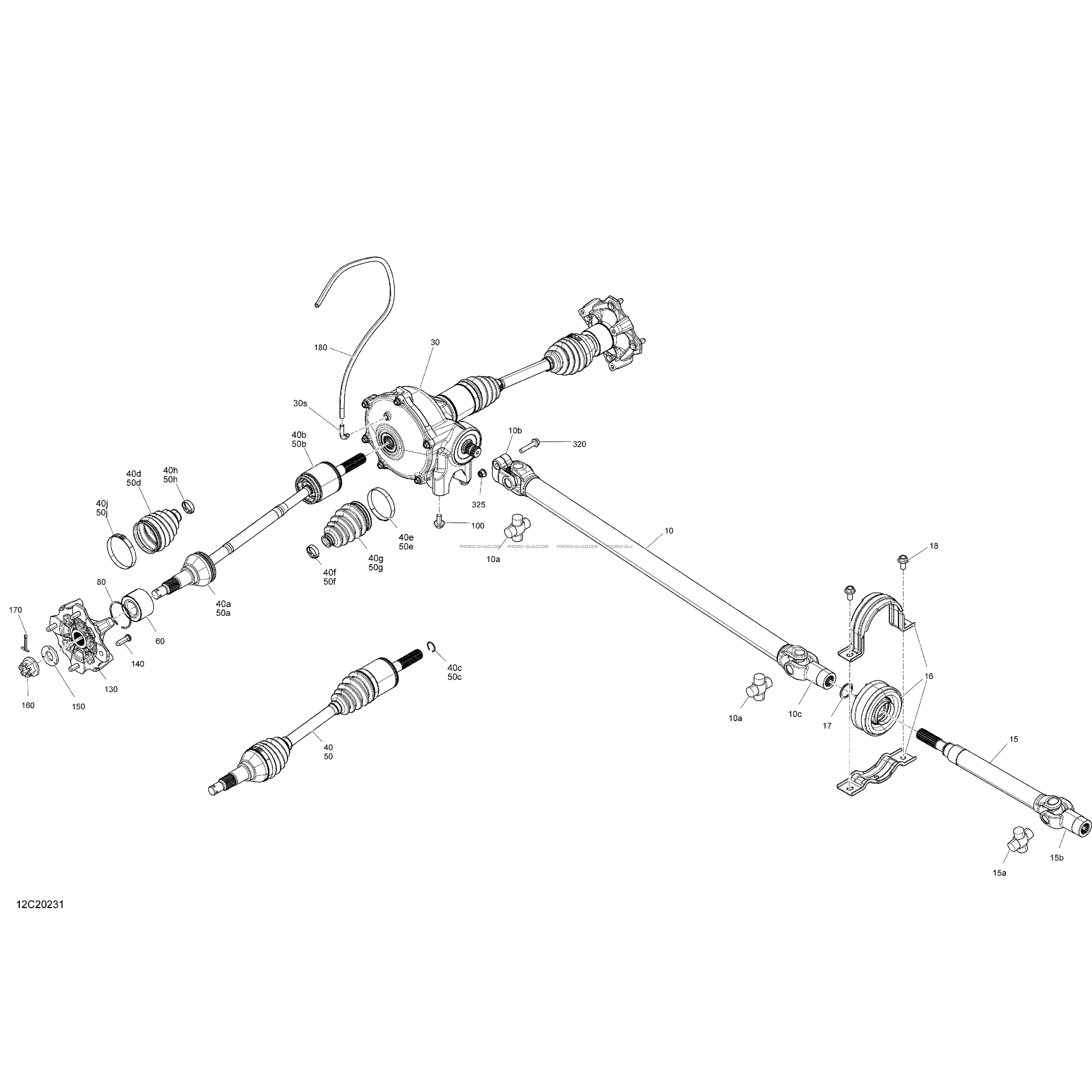Entraînement Avant - Pièces Communes - BASE - DPS  Can-am  2020 Toutes les cylindrées  Original parts OEMEntraînement Avant - Pièces Communes - BASE - DPS  Can-am  2020 Toutes les cylindrées  Original parts OEM