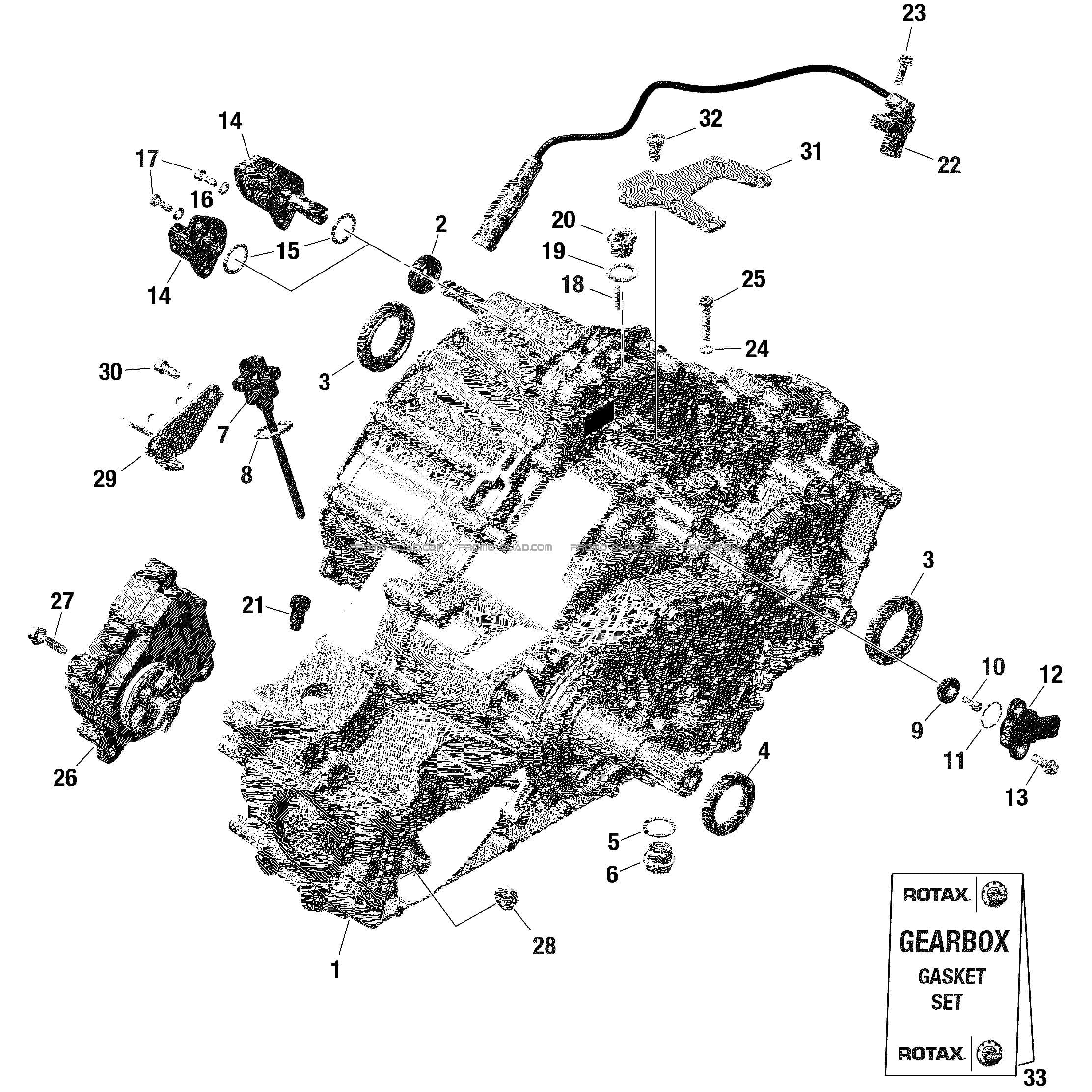 Gear Box And Components -  795 - XRC  Can-am  2020 Toutes les cylindrées  Original parts OEMGear Box And Components -  795 - XRC  Can-am  2020 Toutes les cylindrées  Original parts OEM