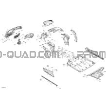 Carrosserie - Section Avant - Orange Crush pour Can-am Toutes les cylindrées 2020 Maverick Sport 1000R