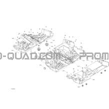 Habitacle - Plancher pour Can-am Toutes les cylindrées 2020 Maverick Sport MAX 1000
