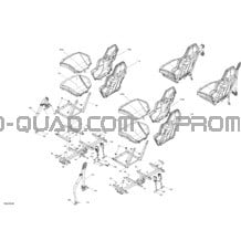 Siège pour Can-am Toutes les cylindrées 2020 Maverick Sport MAX 1000