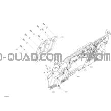 Habitacle - Mur Arrière pour Can-am Toutes les cylindrées 2020 Maverick Trail 800