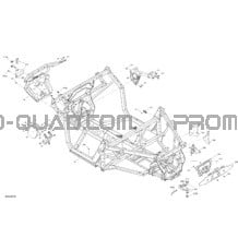 Frame - BASE pour Can-am Toutes les cylindrées 2020 Traxter T HD8 - T Regulation