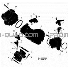 Collecteur Admission Air Et Carter De Papillon pour Can-am Toutes les cylindrées 2020 Maverick Trail 800 - T Regulation