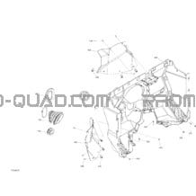 Habitacle - Mur Coupe Feu pour Can-am Toutes les cylindrées 2020 Maverick Trail 800 - T Regulation