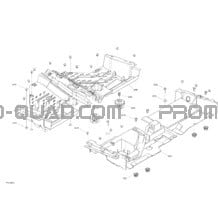 Habitacle - Plancher pour Can-am Toutes les cylindrées 2020 Maverick Trail 800 - T Regulation