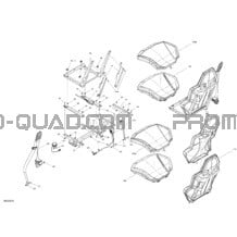 Siège pour Can-am Toutes les cylindrées 2020 Maverick Trail 800 - T Regulation