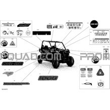 Décalques - DPS pour Can-am Toutes les cylindrées 2020 Maverick Trail 1000 - T Regulation